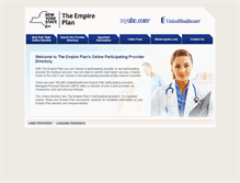 Tablet Screenshot of empireplanproviders.com